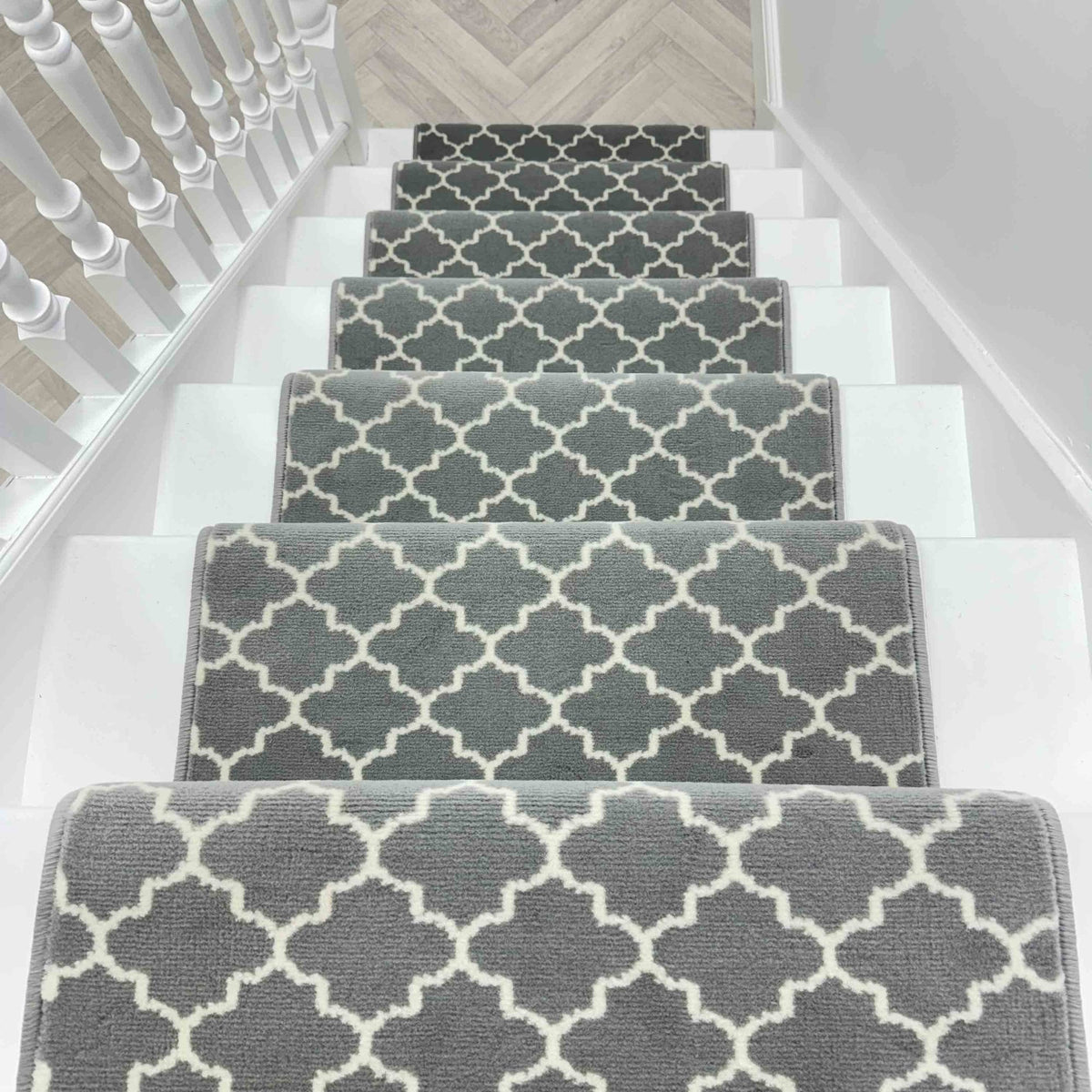 Avanti Light Grey Stair Runner