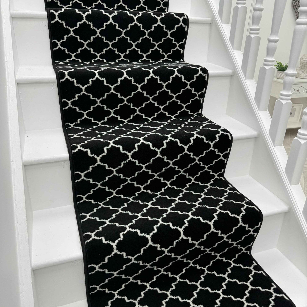 Avanti Black Stair Runner
