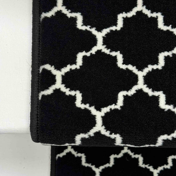 Avanti Black Stair Runner