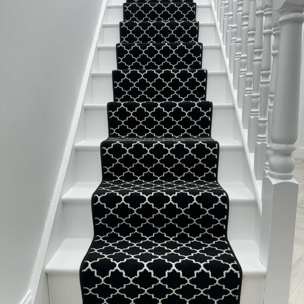 Avanti Black Stair Runner