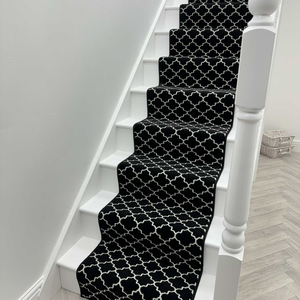 Avanti Black Stair Runner