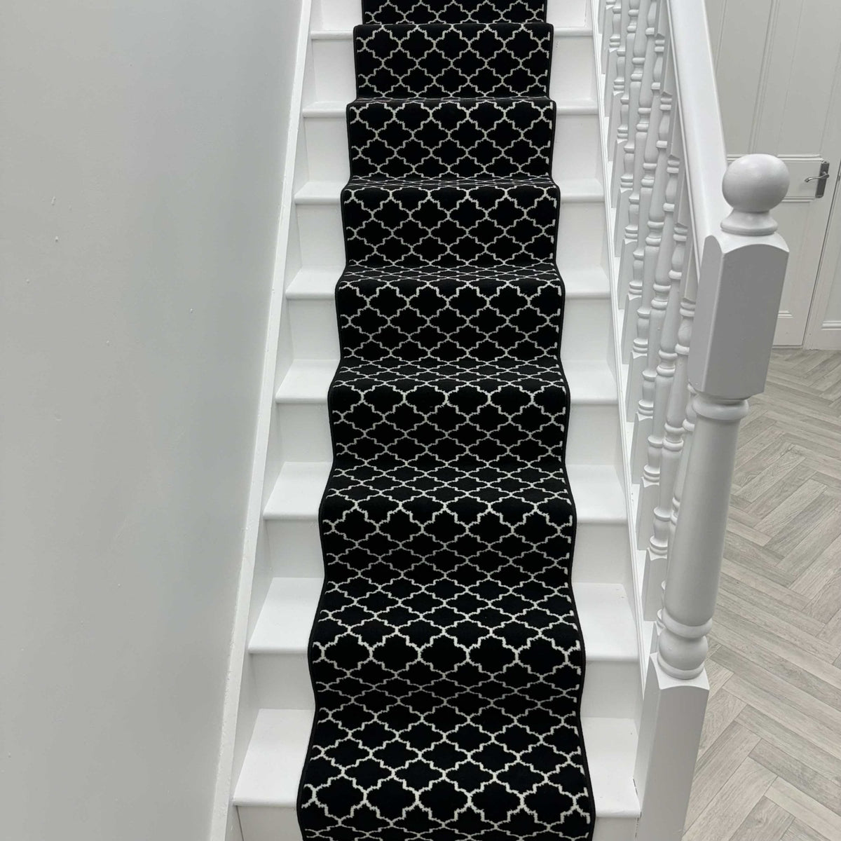 Avanti Black Stair Runner
