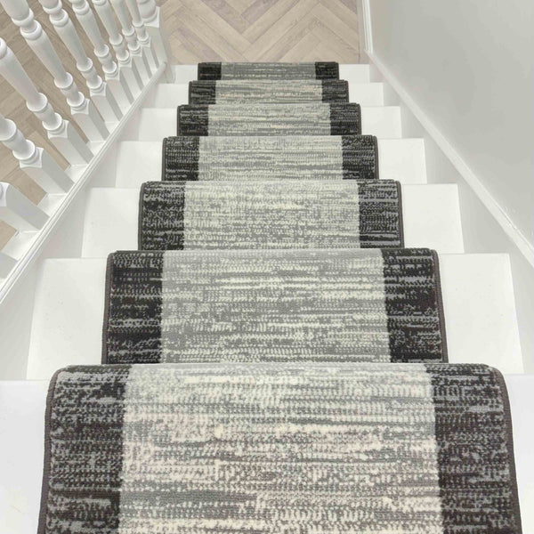 Morning Mist Light Grey Stair Runner