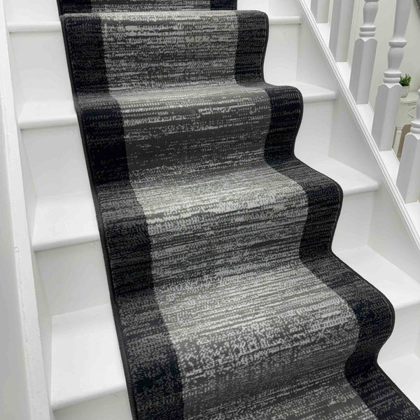 Morning Mist Dark Grey Stair Runner