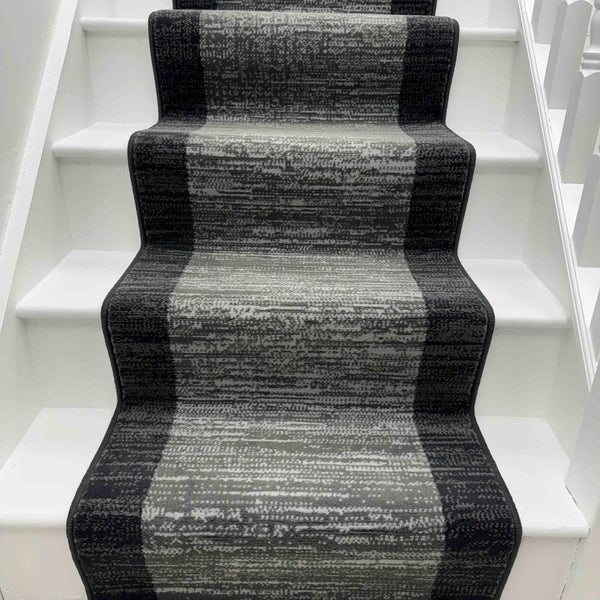 Morning Mist Dark Grey Stair Runner