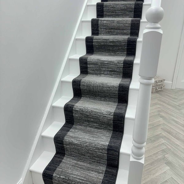 Morning Mist Dark Grey Stair Runner