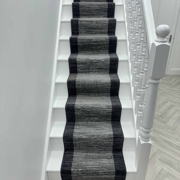 Morning Mist Dark Grey Stair Runner