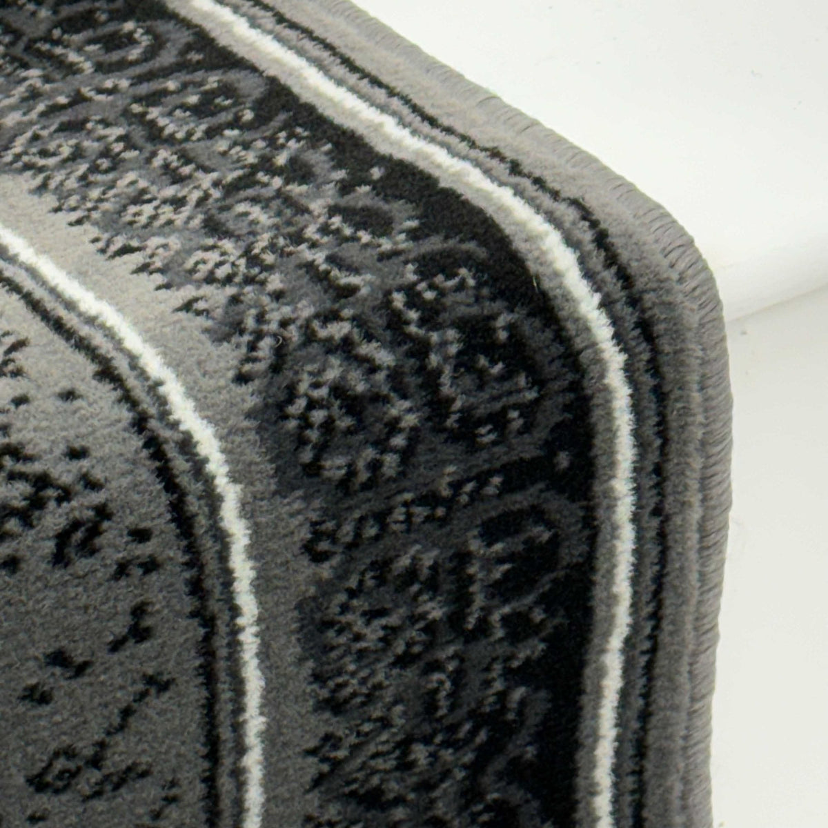 Tribal Dark Grey Stair Runner