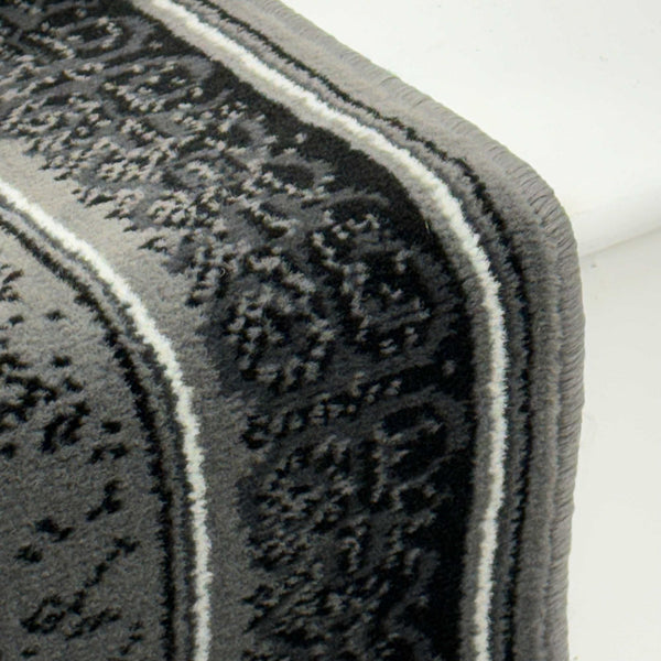 Tribal Dark Grey Stair Runner