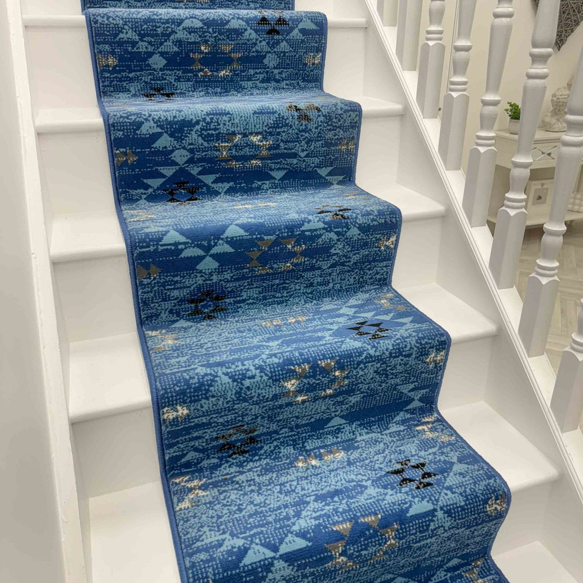 Andes Blue Stair Runner