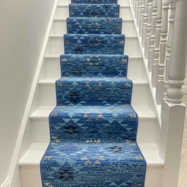 Andes Blue Stair Runner