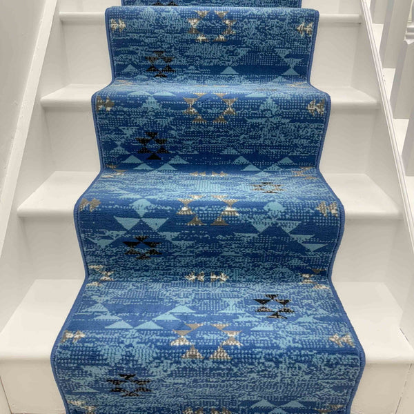 Andes Blue Stair Runner