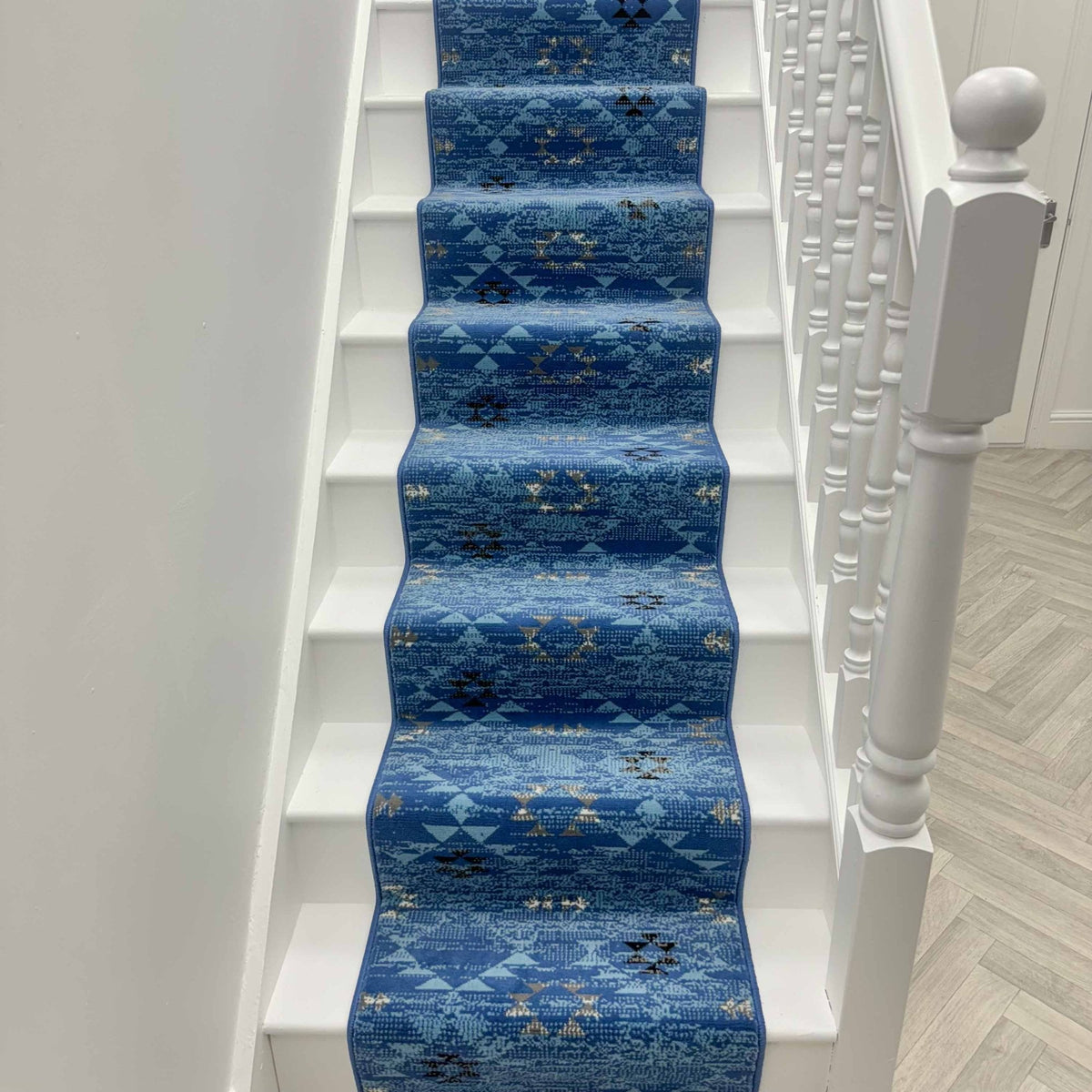 Andes Blue Stair Runner