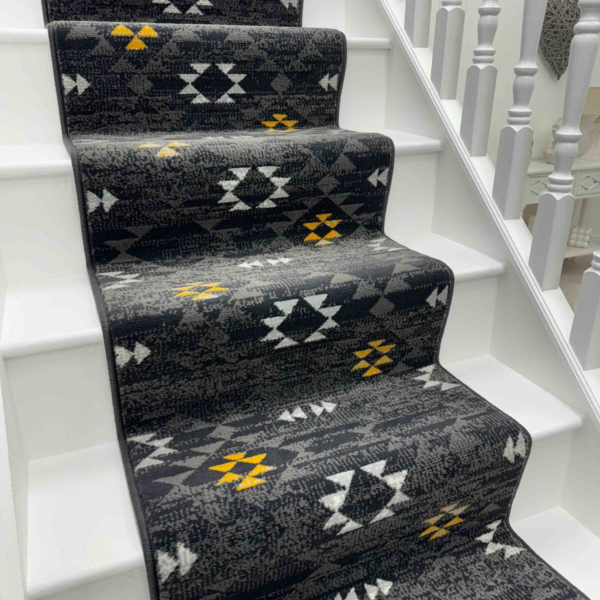 Andes Grey Stair Runner