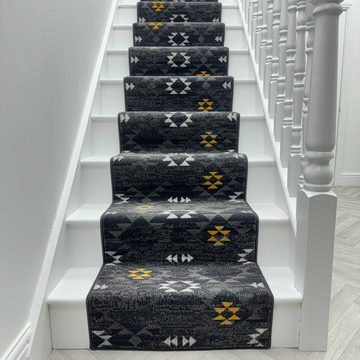 Andes Grey Stair Runner