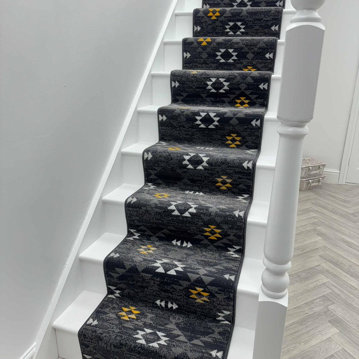 Andes Grey Stair Runner