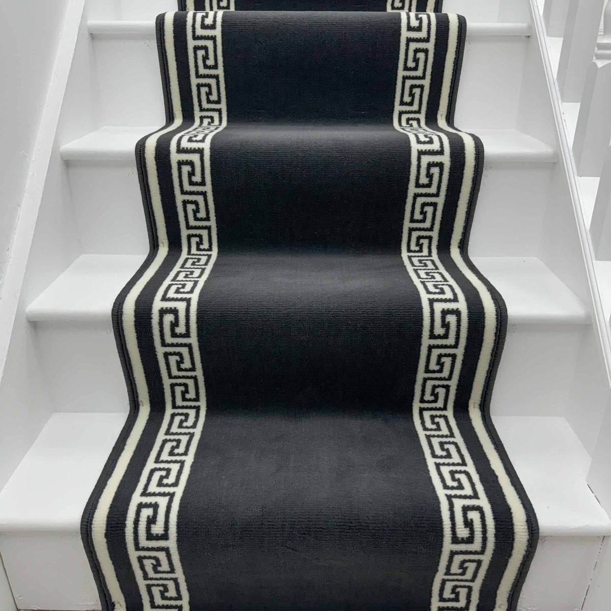 Key Dark Grey Stair Runner