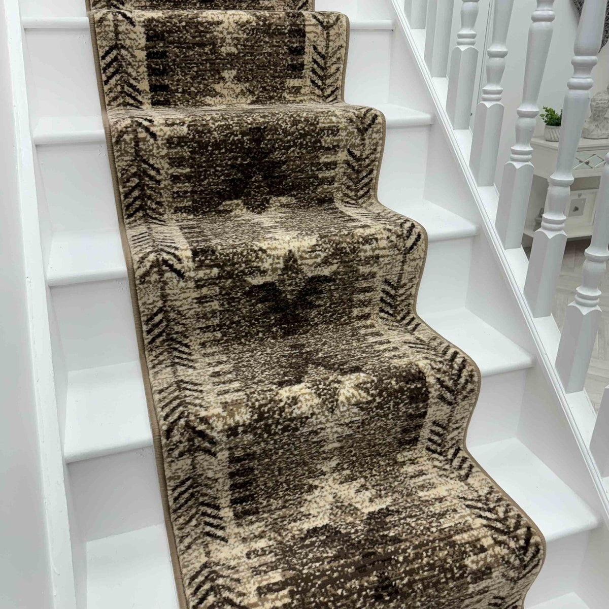 Native Brown Stair Runner