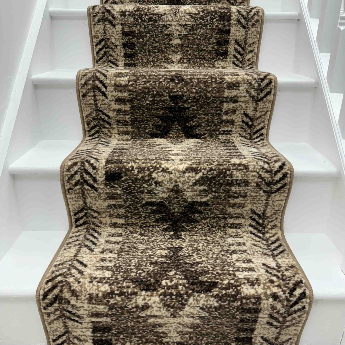 Native Brown Stair Runner