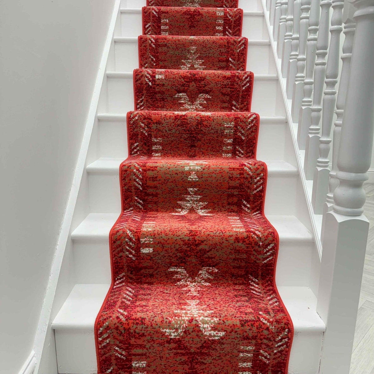 Native Red Stair Runner