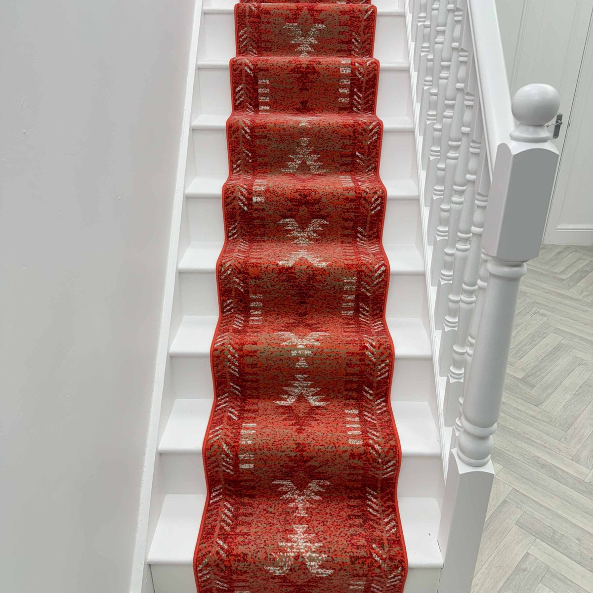 Native Red Stair Runner