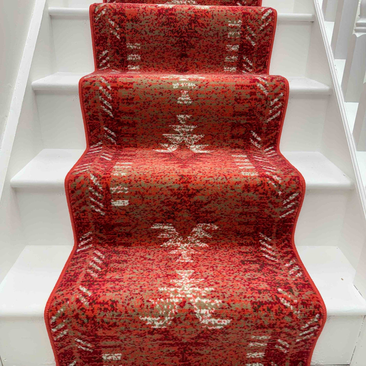 Native Red Stair Runner