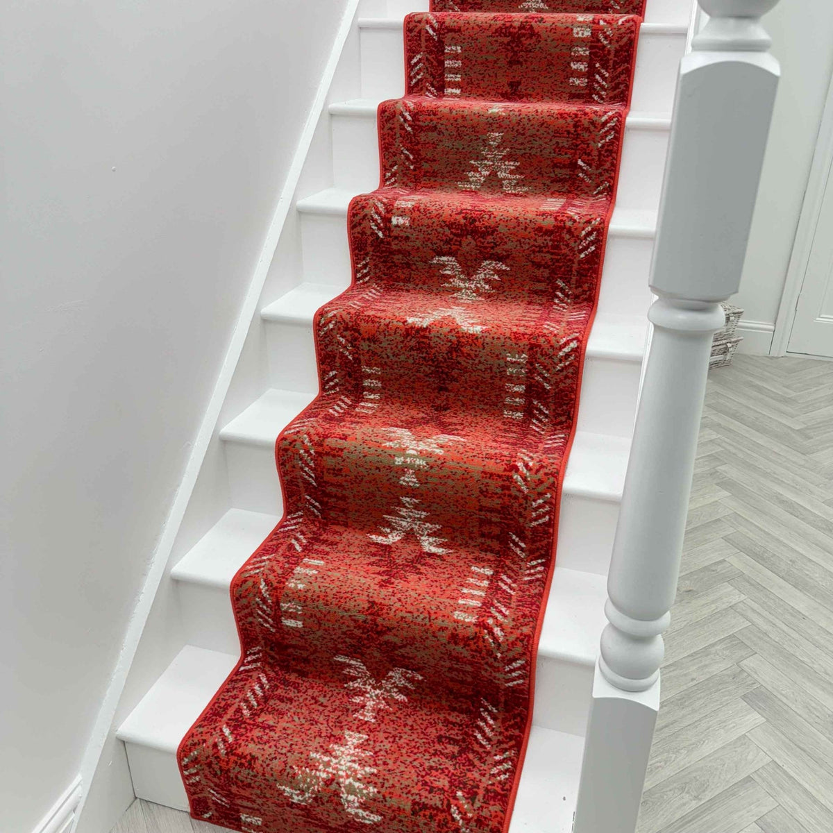 Native Red Stair Runner