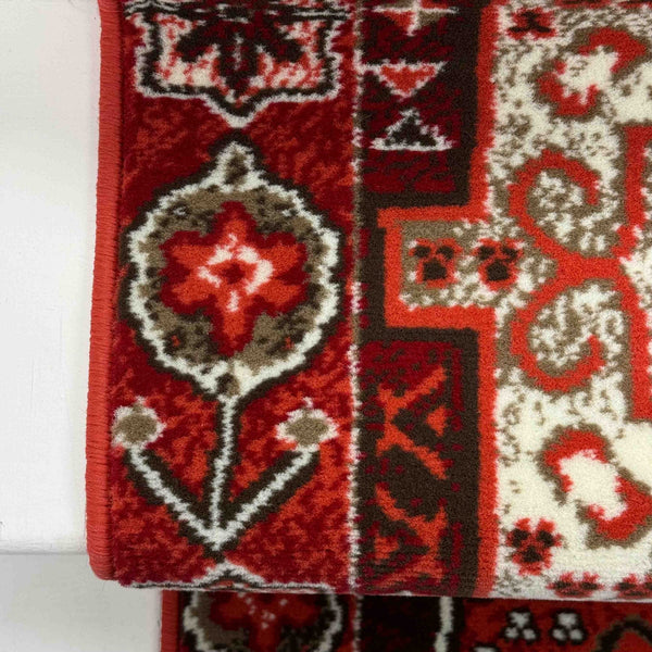 Abstract Red Stair Runner