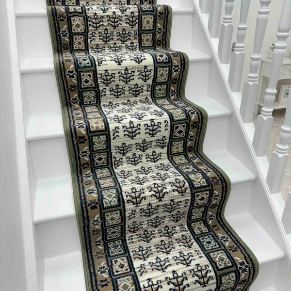 Mayan Green Stair Runner