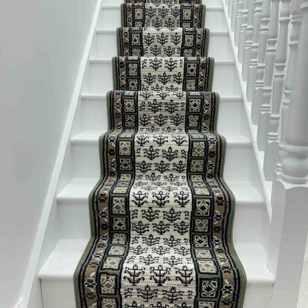 Mayan Green Stair Runner
