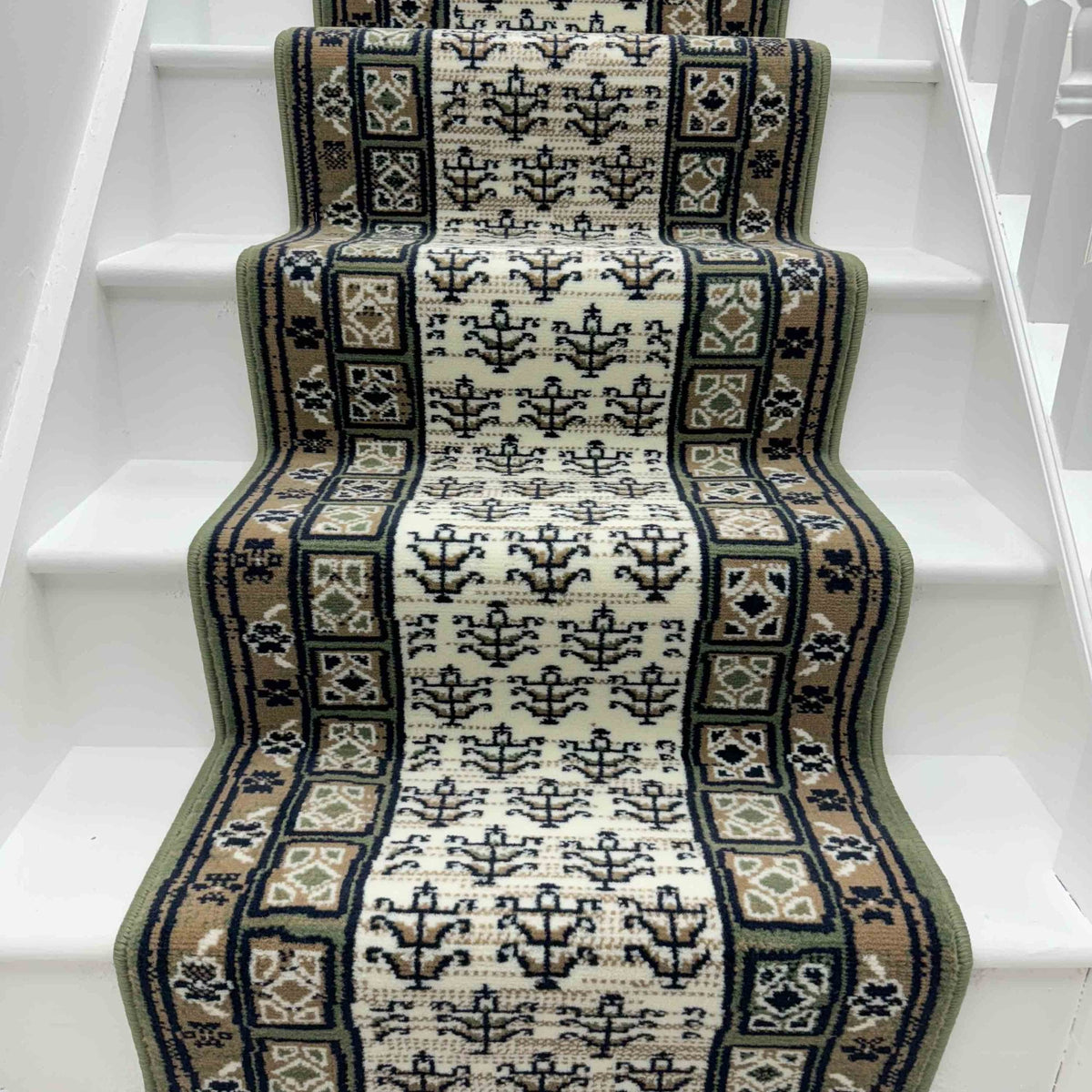 Mayan Green Stair Runner