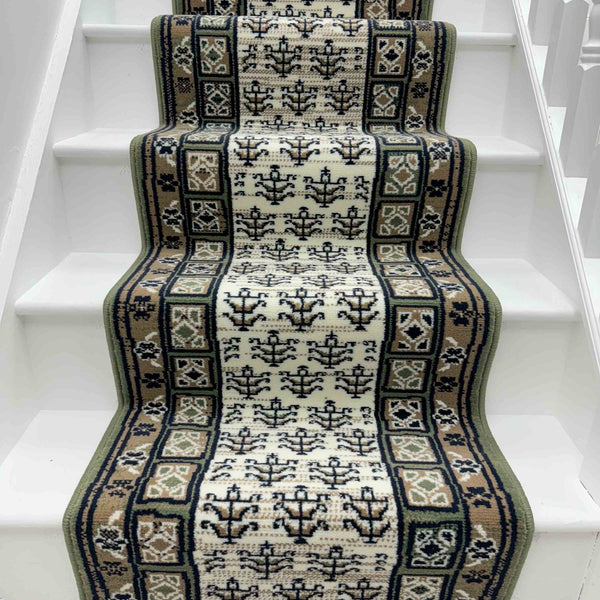 Mayan Green Stair Runner