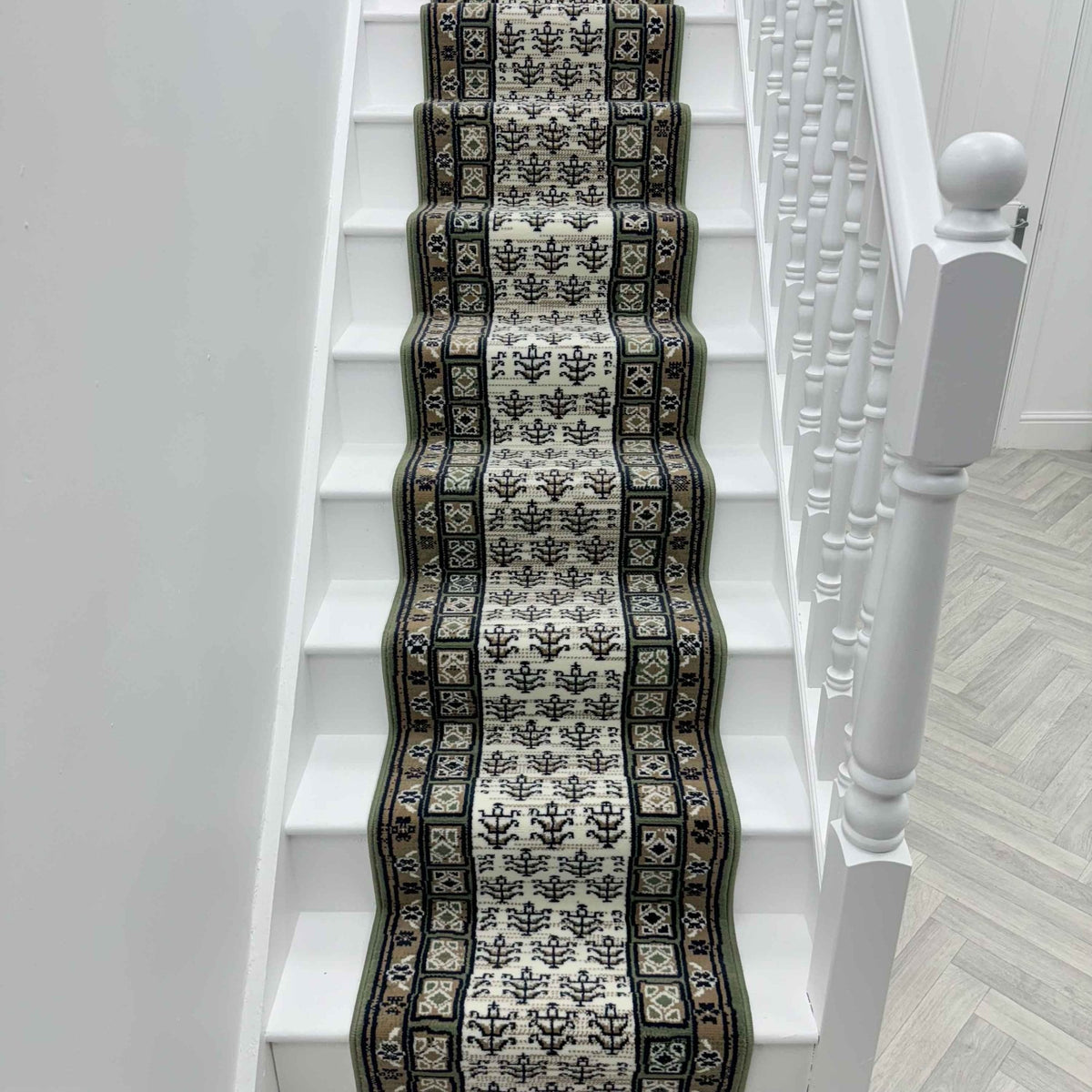 Mayan Green Stair Runner