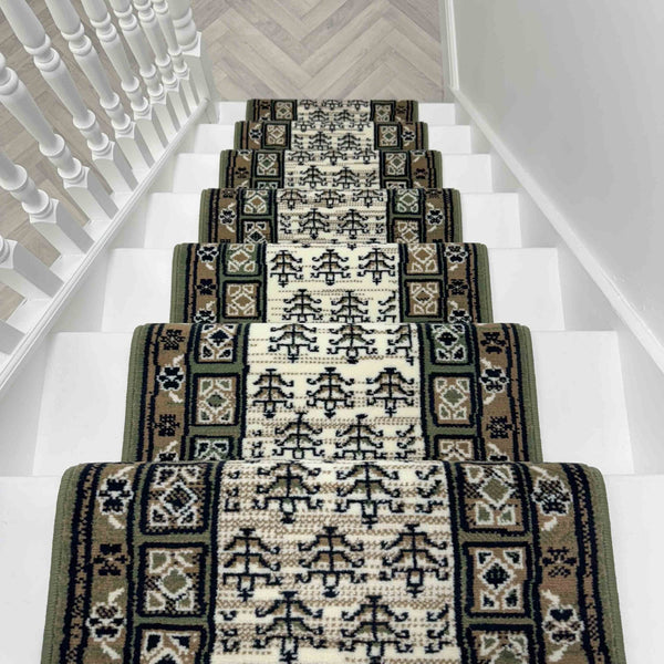 Mayan Green Stair Runner