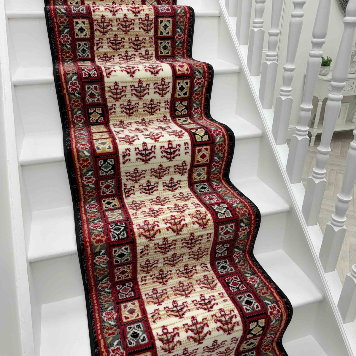 Mayan Black Stair Runner