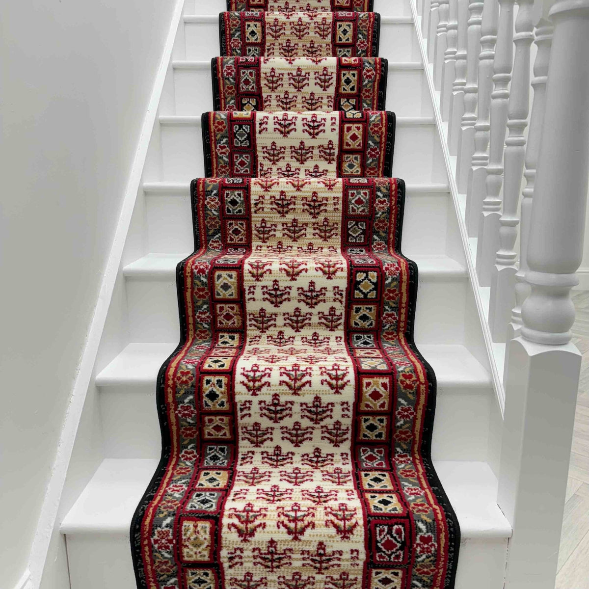Mayan Black Stair Runner