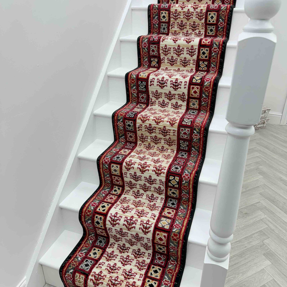 Mayan Black Stair Runner