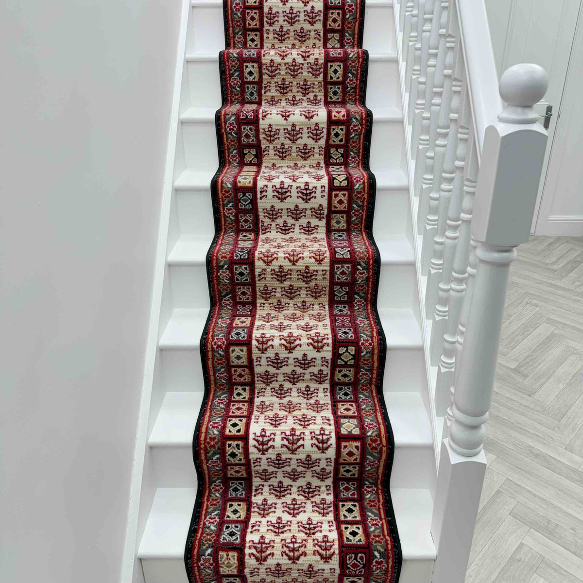 Mayan Black Stair Runner
