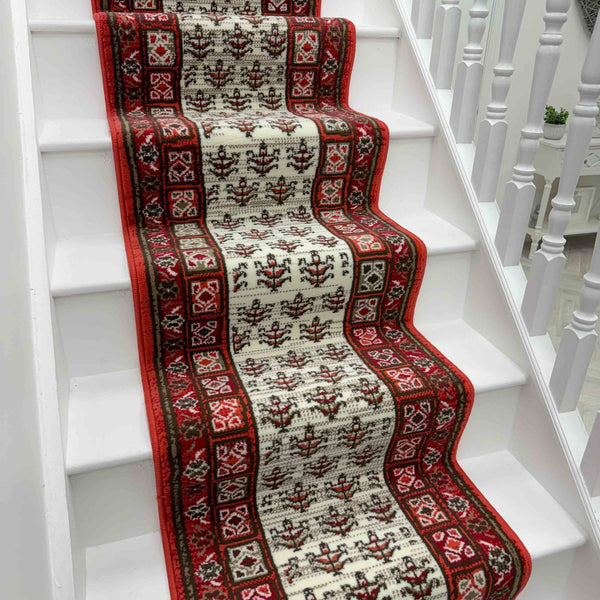 Mayan Rouge Tapis d’escalier
