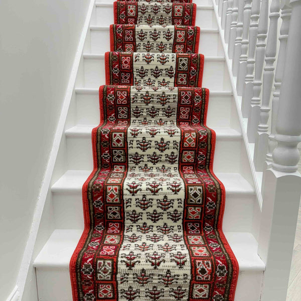Mayan Rouge Tapis d’escalier