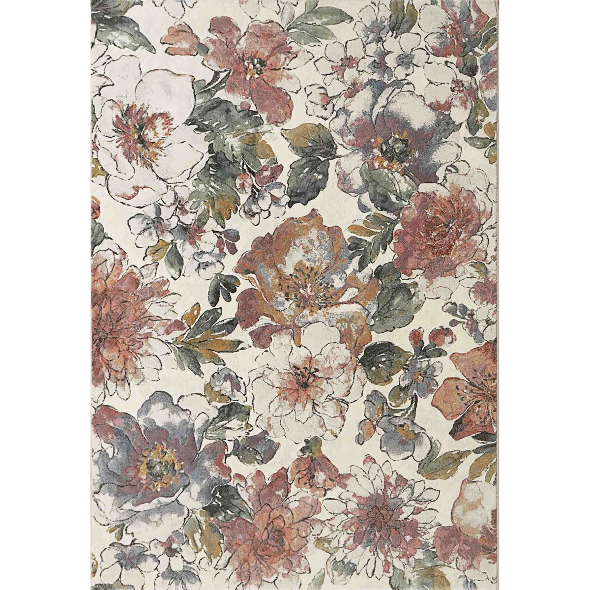 Eclipse 63528-6626 Beige/Multi Rug