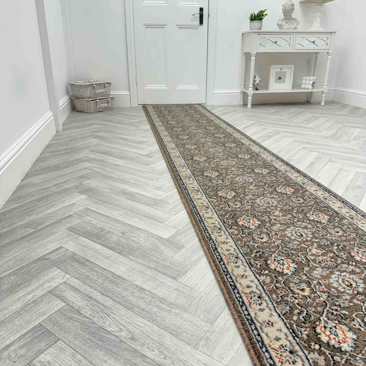 Montville Coraline Latte Alabaster Hall Runner
