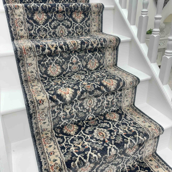 Montville Vintage Blue Alabaster Stair Runner