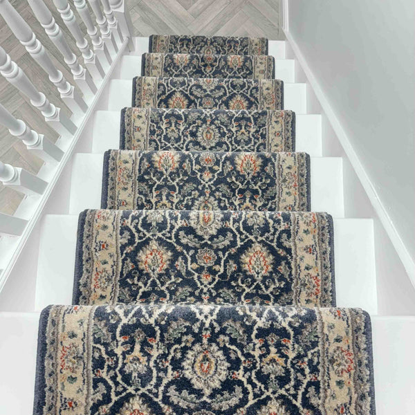 Montville Vintage Blue Alabaster Stair Runner