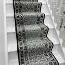 Mayan Dark Gray Stair Runner - 1ft / 2ft