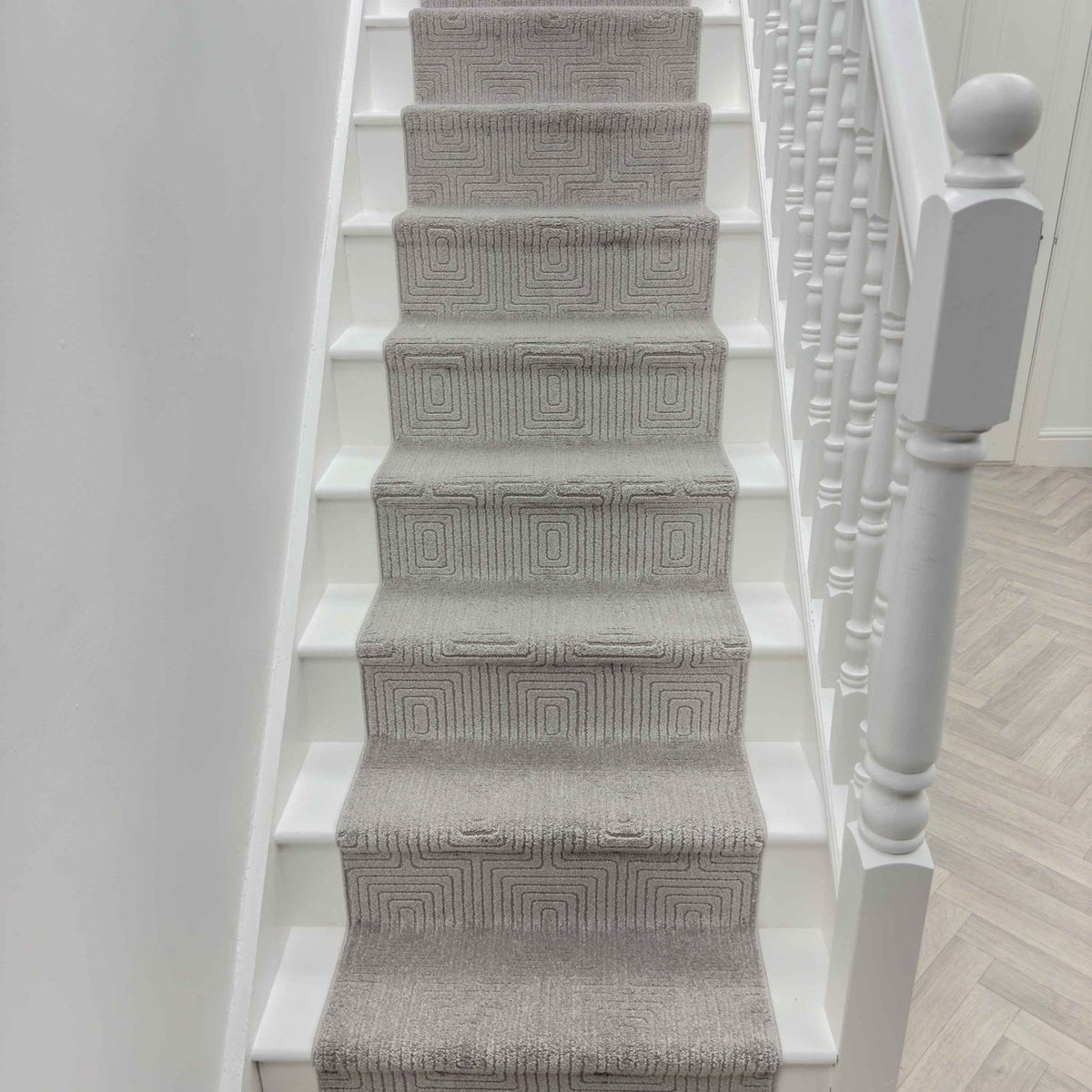 Quin Light Gray 41009-2121 Stair Runner