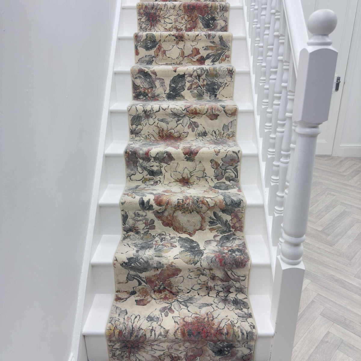 Eclipse Cream/Multi 63528-6747 Stair Runner