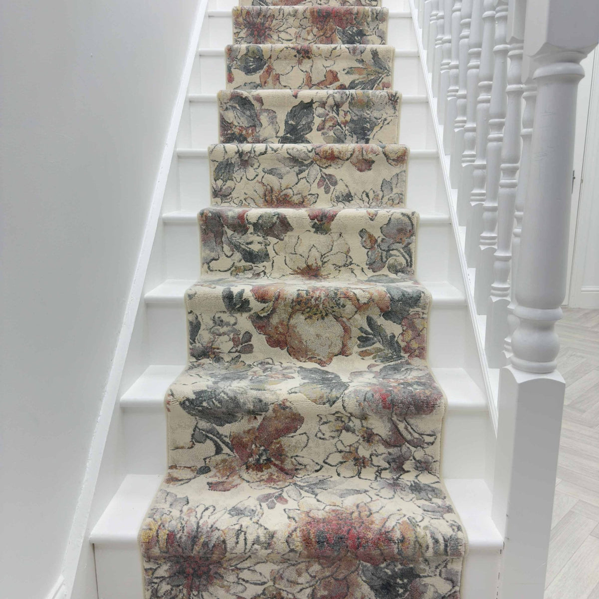 Eclipse Cream/Multi 63528-6747 Stair Runner