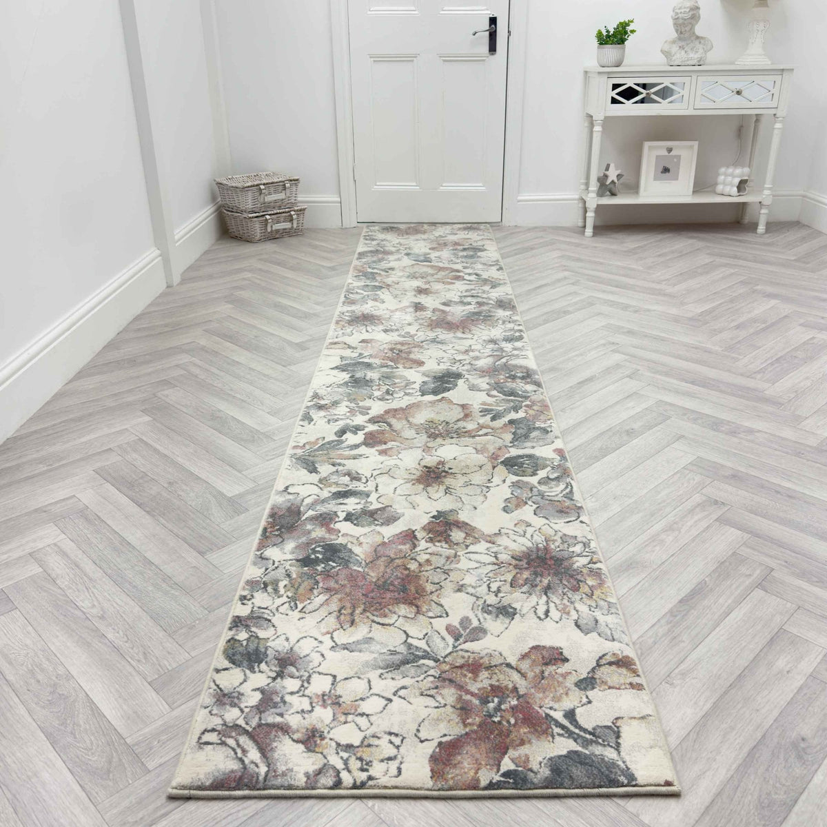 Eclipse Cream/Multi 63528-6747 Hall Runner
