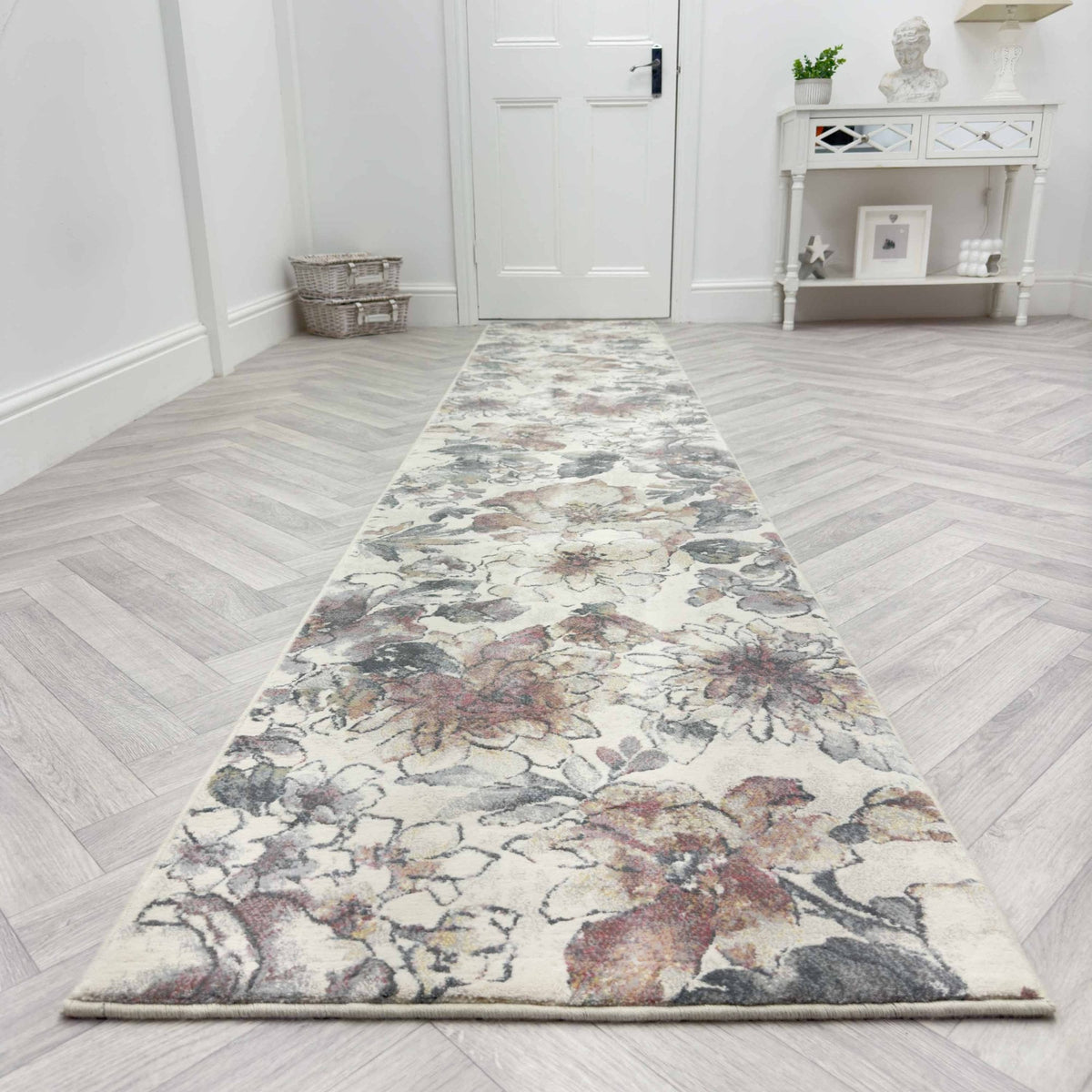 Eclipse Cream/Multi 63528-6747 Hall Runner